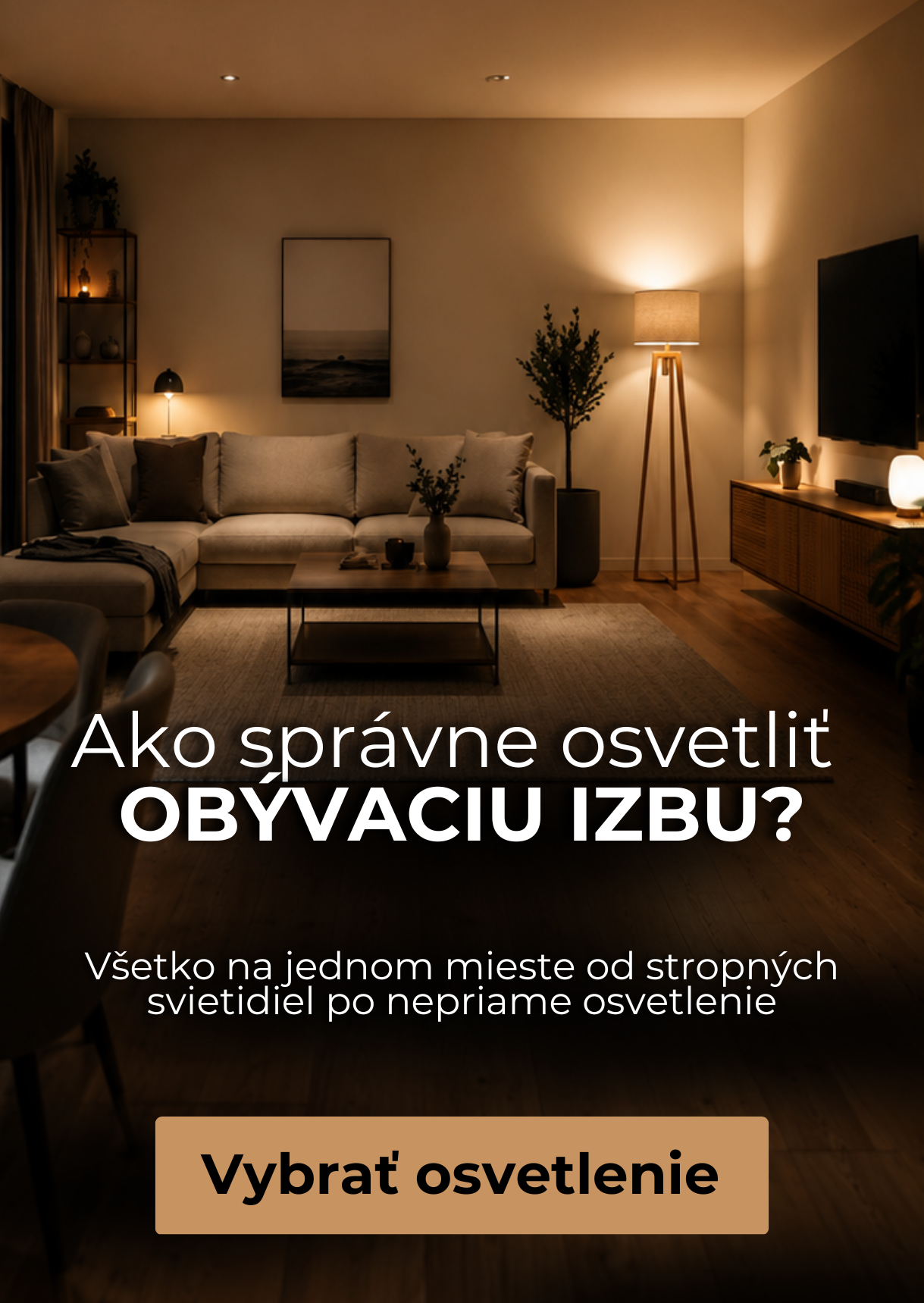 Osvetlenie obývačky