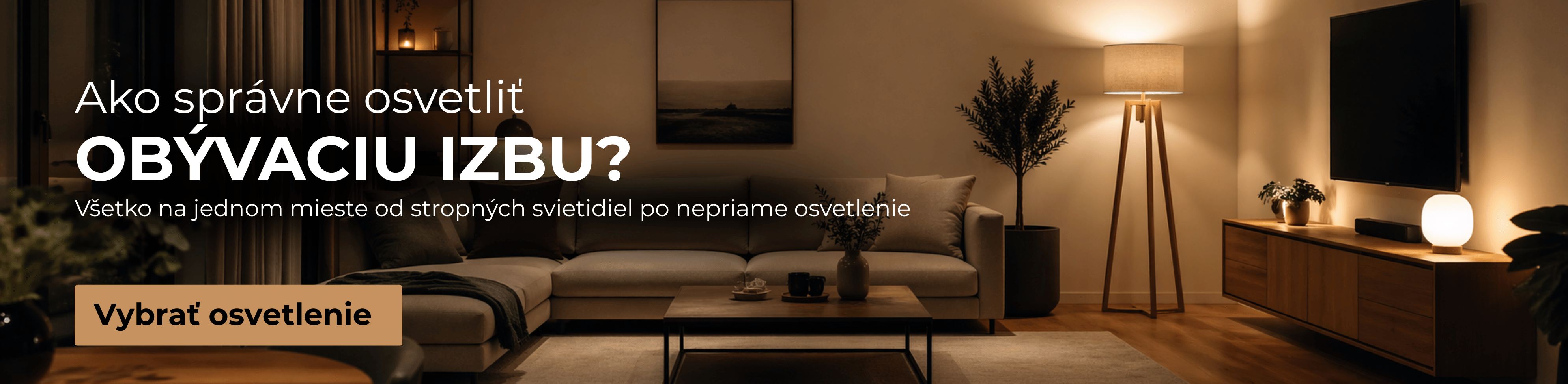 Osvetlenie obývačky