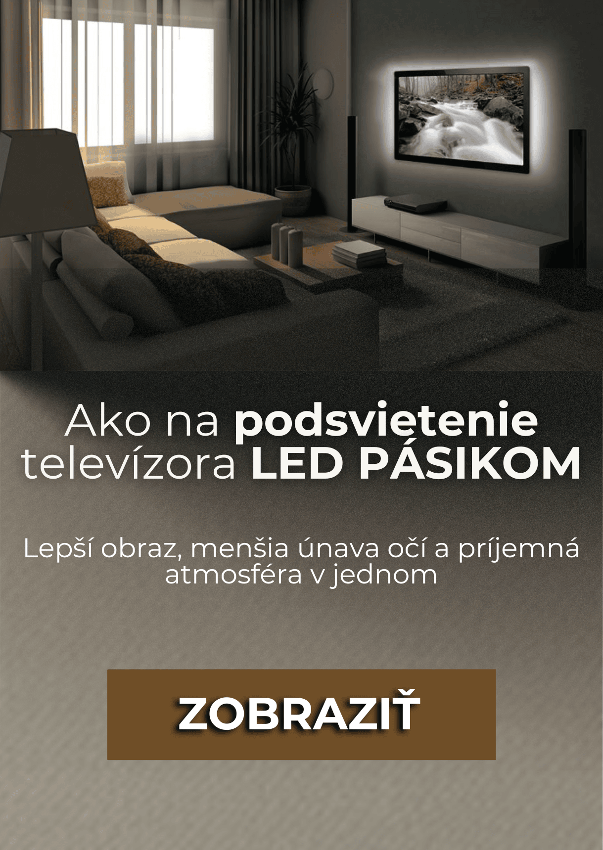 Ako si podsvietiť televízor pomocou LED pásikov