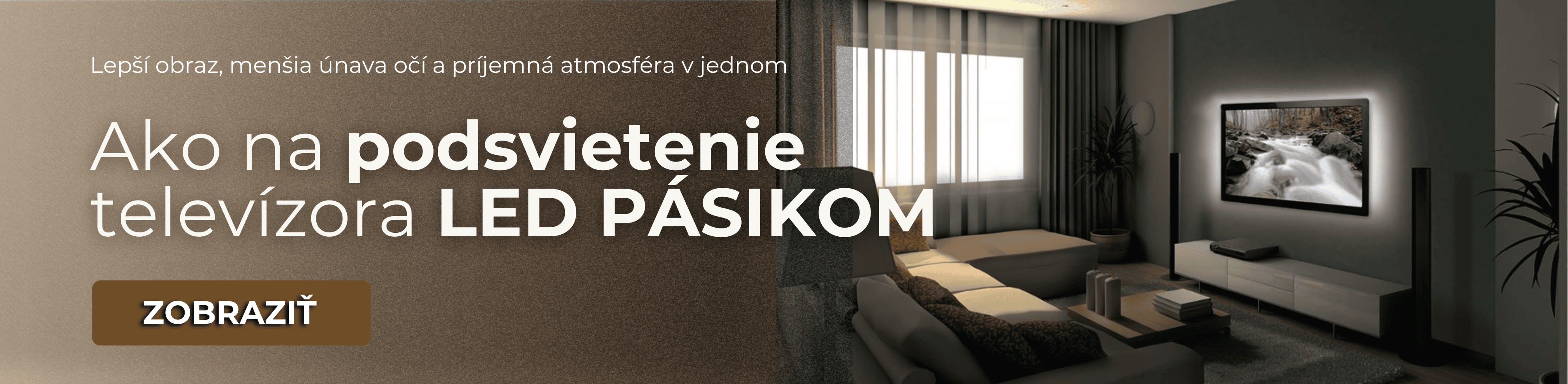 Ako si podsvietiť televízor pomocou LED pásikov