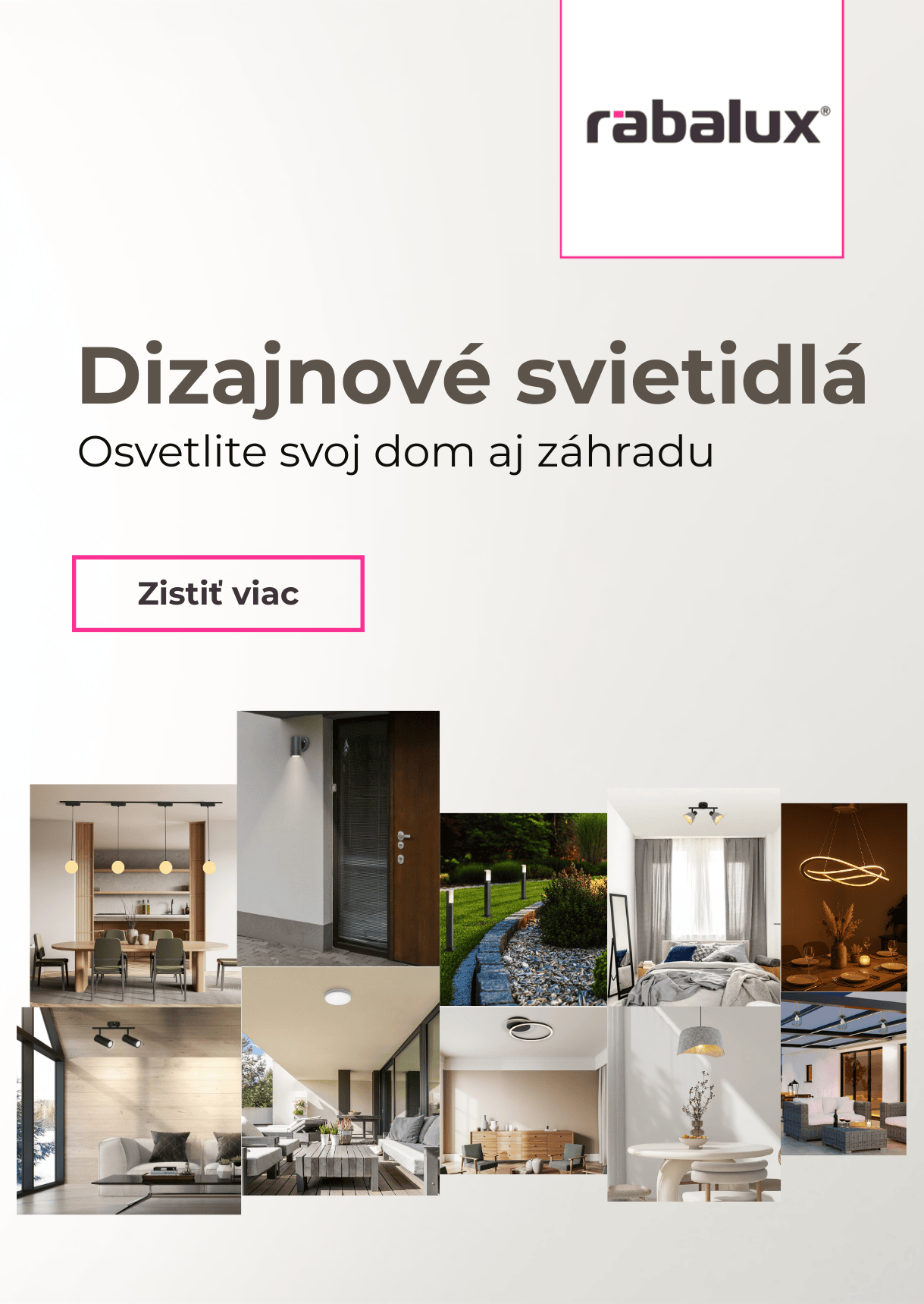 Dizajnové svietidlá RABALUX