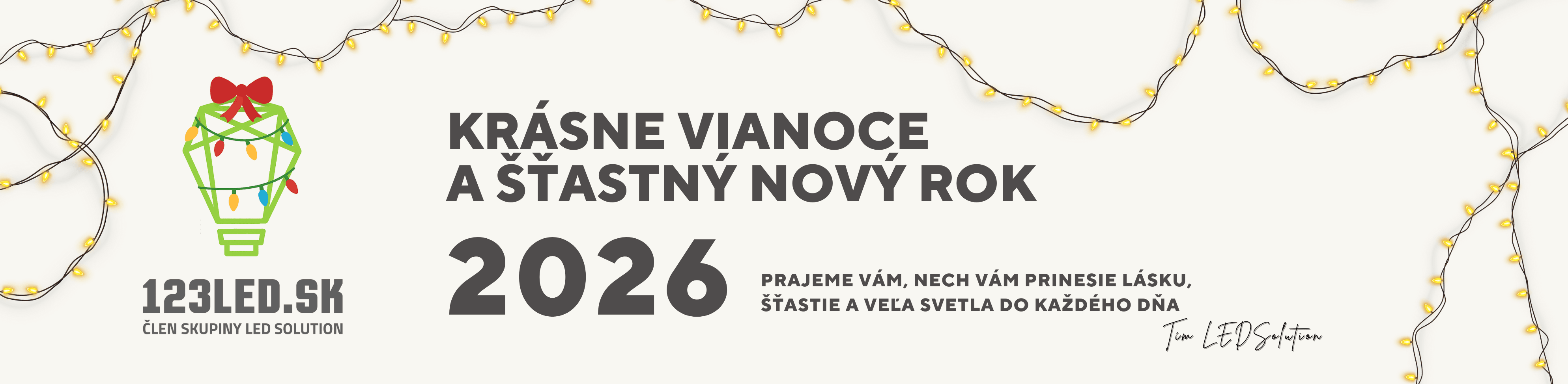 Vianočné a novoročné prianie 2026