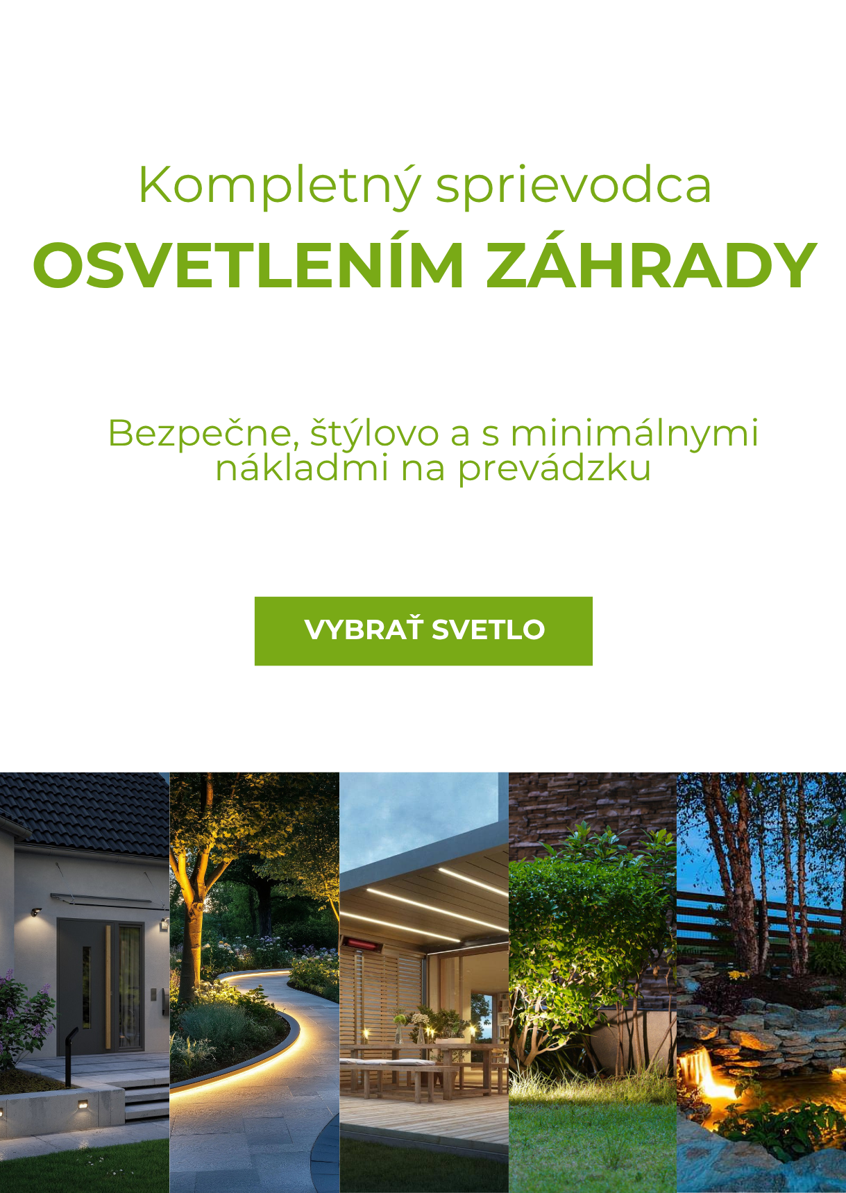 Osvetlenie záhrady