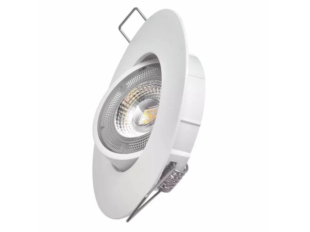 Biele LED bodové svietidlo 5W s výklopným rámčekom Economy+ | 123led.sk