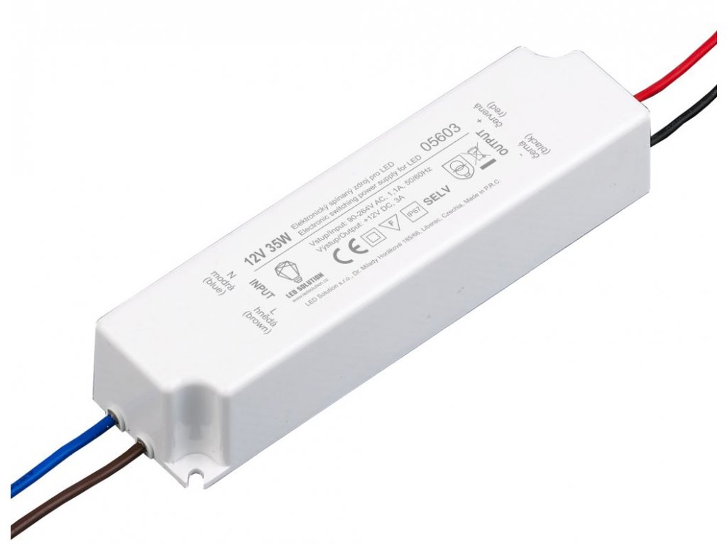 LED zdroj (trafo) 12V 35W IP67