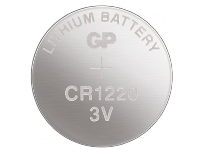 Alkalická gombíková batéria GP CR1220, 1ks