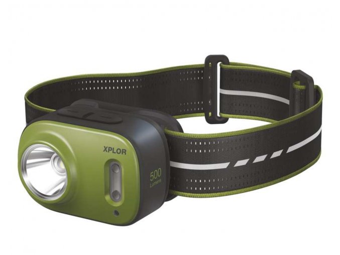 LED nabíjací čelovka GP Xplor 500lm, 85m