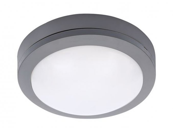 Sivé LED stropní/nástěnné svítidlo 13W I54