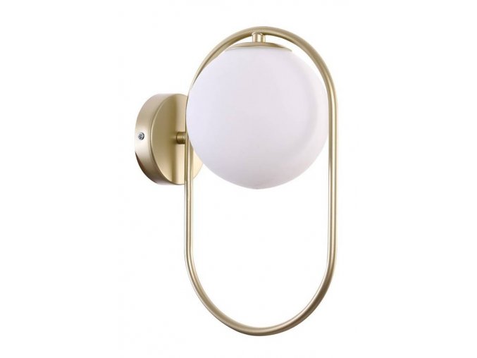 Mosadzné nástenné svietidlo Cordel pre žiarovku G9