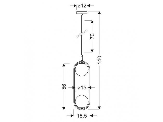 pol pl Cordel zwis 2X28W G9 czarny 32 10155 11595 7