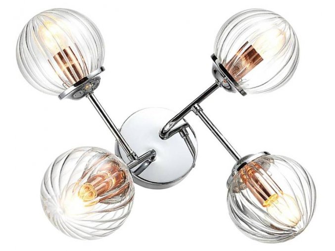 pol pl Lampa sufitowa chrom miedz 4x40W Best Candellux 34 67265 8181 1