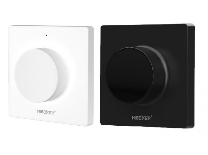 Mi-Light RF Nástenný otočný diaľkový ovládač pre jednofarebné+CCT LED pásiky, 1-kanálový