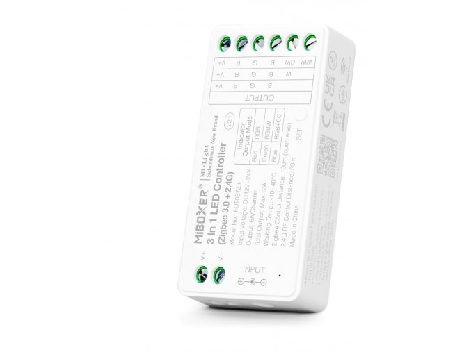 Mi-Light MiBoxer SMART ZIGBEE+RF Prijímač 3v1 pre RGB, RGBW, RGB+CCT LED pásiky