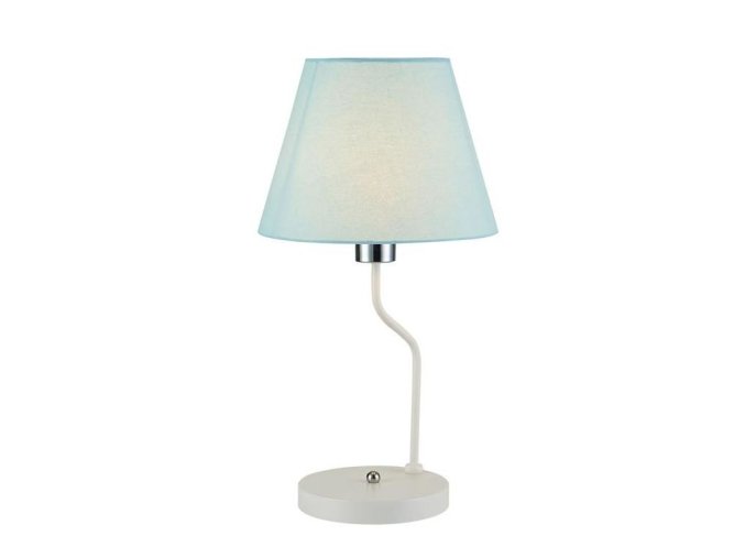 Modrá stolová lampa York Ledea pre žiarovku E14