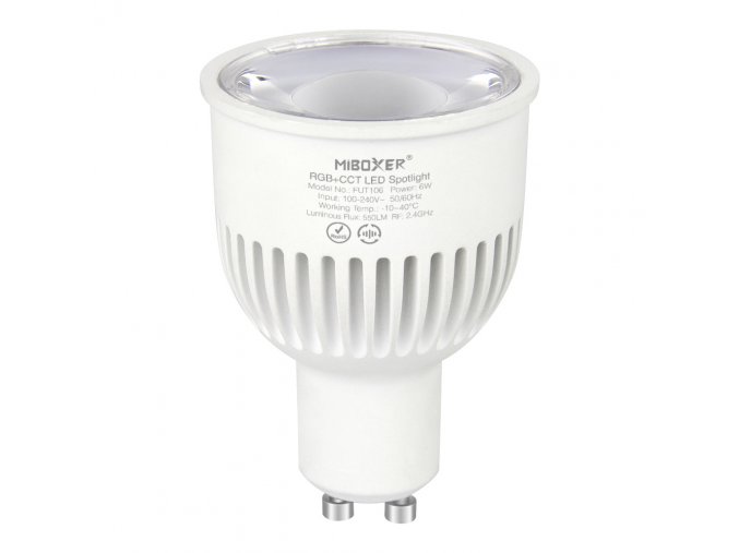 Mi-Light MiBoxer RF LED žiarovka RGB+CCT 6W GU10