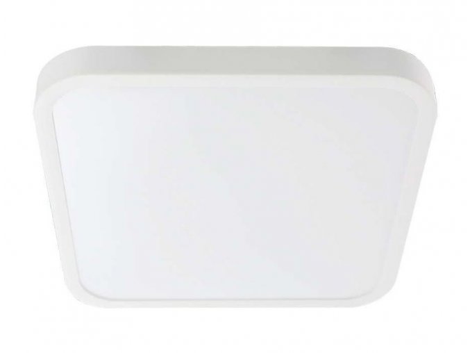 Biele prisadené LED svietidlo hranaté 18W IP44