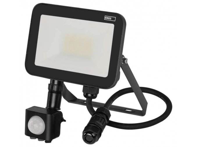 LED reflektor s káblovou spojkou 20W a pohybovým snímačom Premium