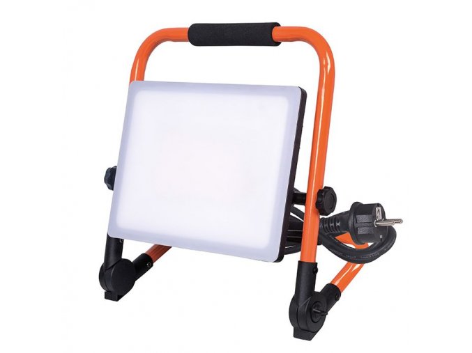 Prenosný bezrámčekový LED reflektor 100W s káblom