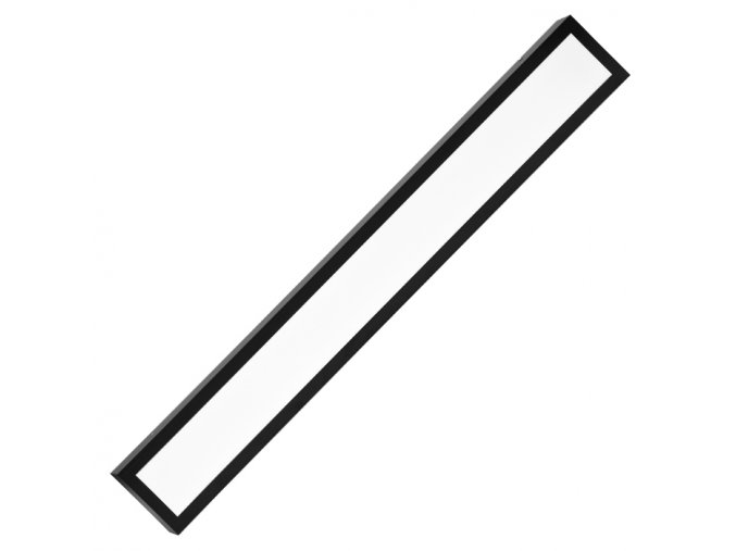 Čierne LED stropné kancelárske svietidlo 120cm 36W
