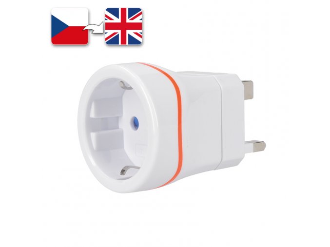 Cestovný adaptér na použitie vo Veľkej Británii