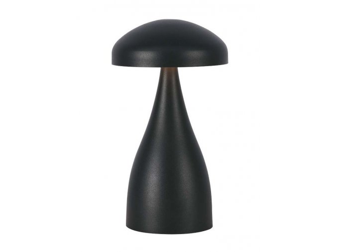 Čierna LED stolová nabíjacia lampa 220mm 1W