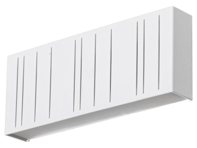 Biele fasádne LED svietidlo Maribor 12W IP65