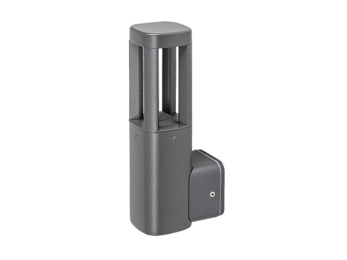 Antracitové fasádne LED svietidlo Kalisz 7W IP54