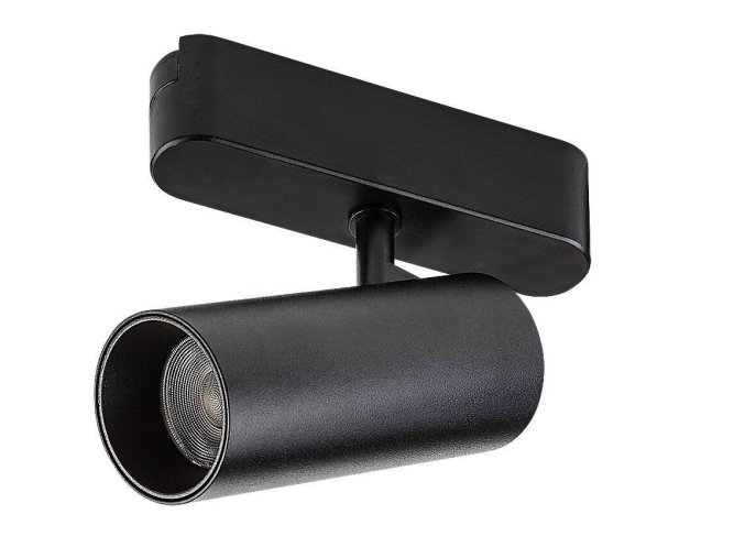 Čierny lištový LED reflektor LiTrack Spot 1F 10W