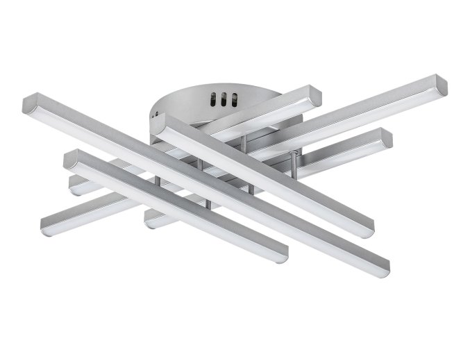 Strieborné stropné LED svietidlo Nayara 510mm 40W