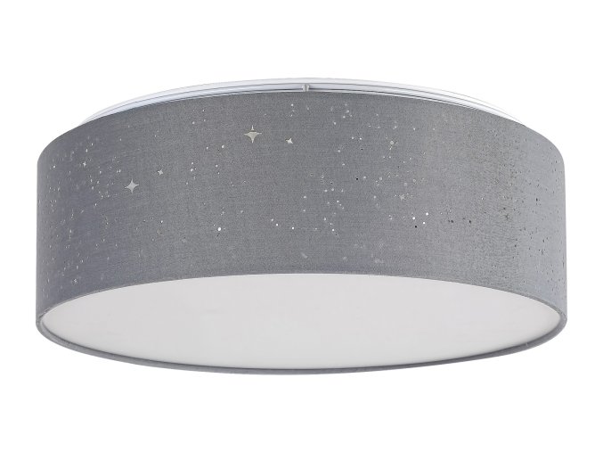 Sivé stropné LED svietidlo Otilia 400mm 22W