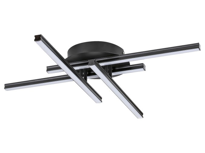 Čierne stropné LED svietidlo Svetlana 575mm 28W