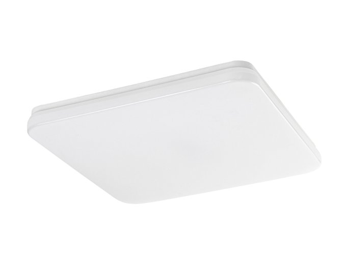 Biele stropné LED svietidlo Lowar hranaté 410x410mm 36W IP44 CCT