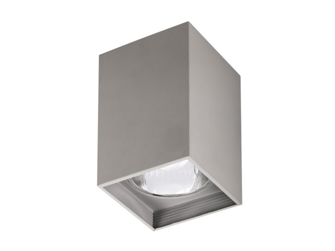 Sivé stropné svietidlo Maddox pre žiarovku E27