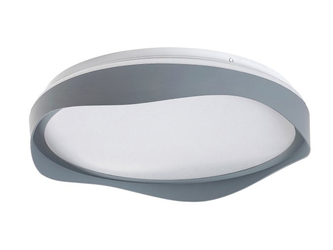 Sivé stropné LED svietidlo Israh 480mm 40W