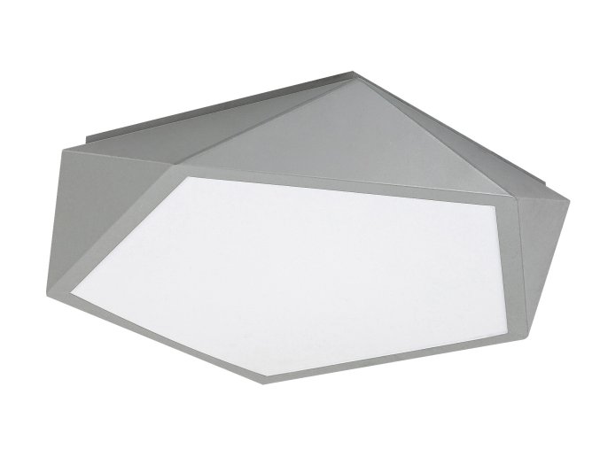 Sivé stropné LED svietidlo Raffa 400mm 30W