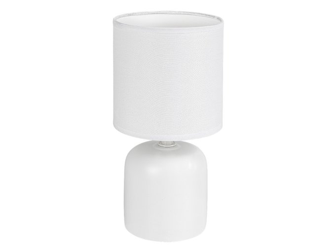 Biela stolná lampa Daphni pre žiarovku E14