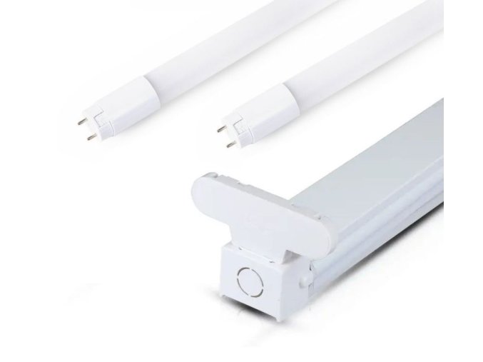 Žiarivkové teleso 120cm IP20 + 2x LED trubice 18W 100lm/W Economy+