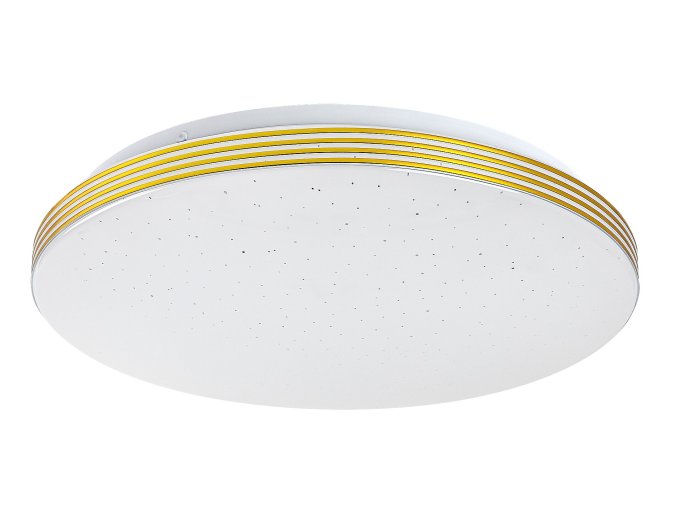 Zlaté stropné LED svietidlo Toma 340mm 18W IP44