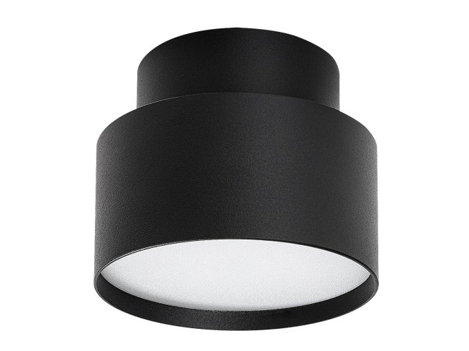 Čierne stropné LED svietidlo Ovidia 110mm 16W