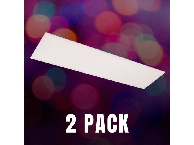 Biely podhľadový LED panel 30 x 120cm 36W UGR Economy, BALENIE 2 KUSY – DROBNÉ POŠKODENIE