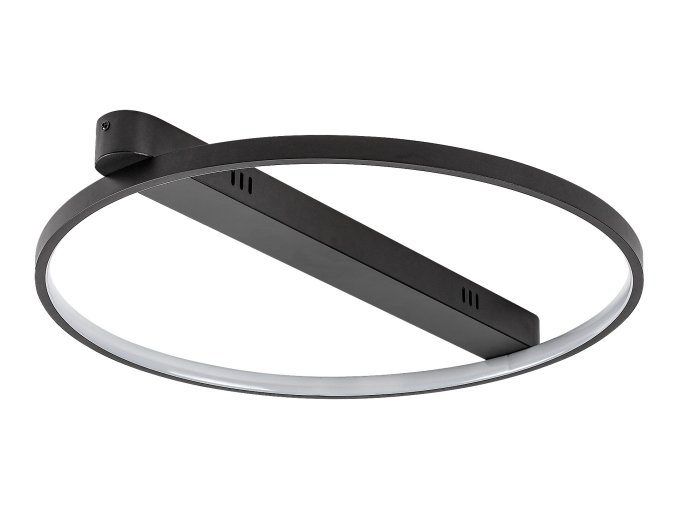 Čierne stropné LED svietidlo Beliza 550mm 45W