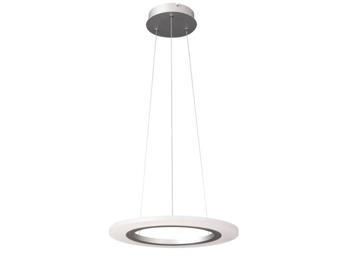 Strieborné závesné LED svietidlo Adrienne 400mm 20W