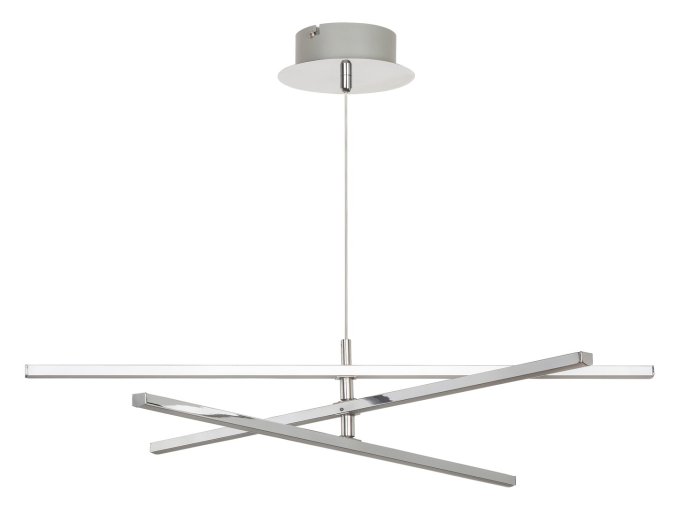 Chrómové závesné LED svietidlo Meredith 600mm 18W