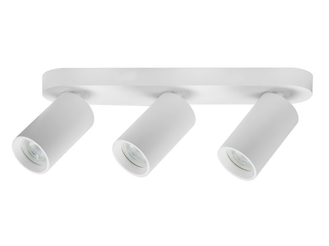 Biele stropné svietidlo Yorli pre žiarovku 3x GU10