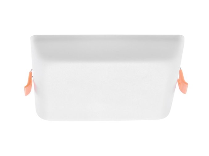 Biele vstavané LED svietidlo Oleg hranaté 123x123mm 12W IP65