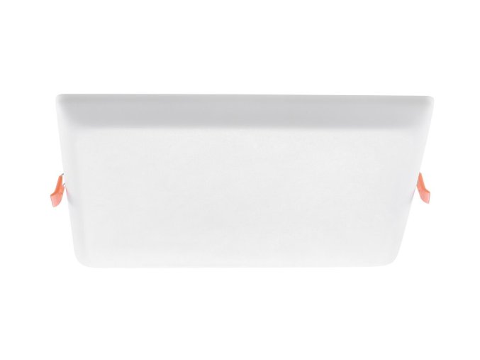 Biele vstavané LED svietidlo Oleg hranaté 228x228mm 24W IP65