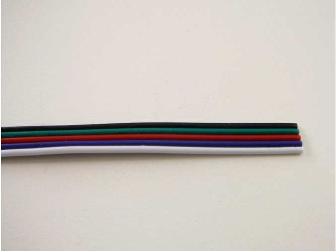 Plochý RGBW kábel