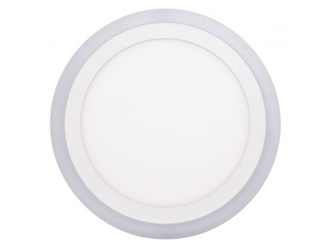 Biely vstavaný LED panel guľatý 245mm 18W+6W podsvietený
