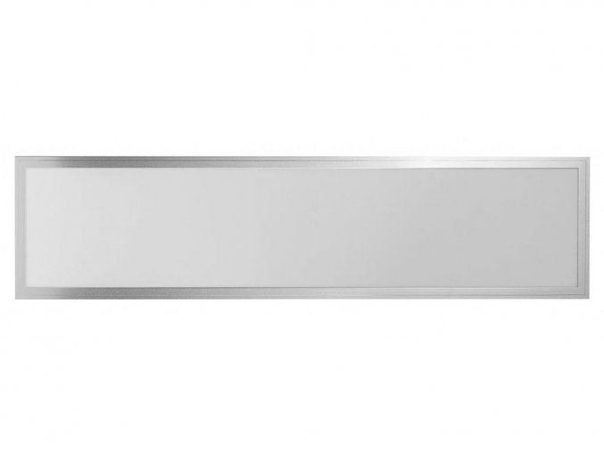 Strieborný podhľadový LED panel s pružinkami 300 x 1200mm 40W Premium