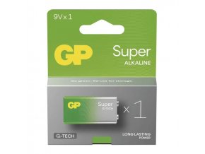 Alkalická batéria GP Super 9V (6LF22), 1ks